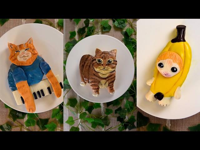 1 Minute of Cat Meme Cakes