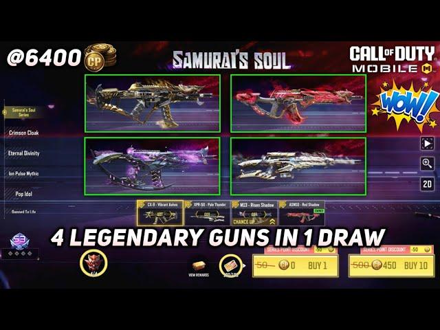 Buying full Samurai's Soul Series Lucky Draw CODM