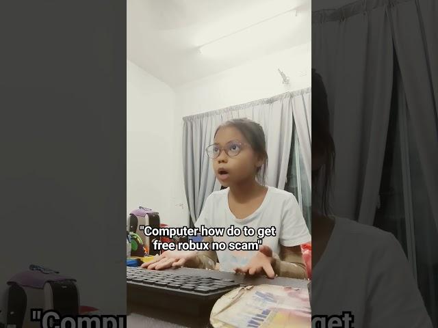 fr is actually me rn lol || #roblox #robux #scam #computer ||mazkorea 