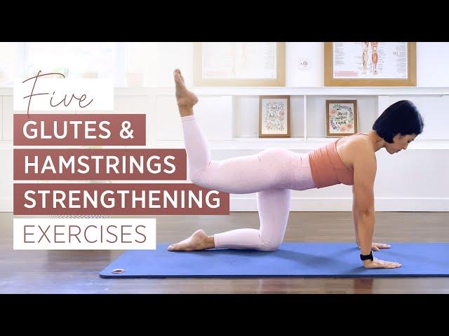 Pilates Glutes and Hamstrings Exercises: 7 minute at home workout