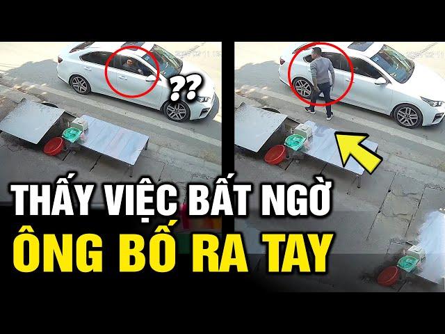 Thấy sự việc BẤT NGỜ trên đường, Ông bố hành động tốt làm tấm gương cho con | Tô Tin Tức 