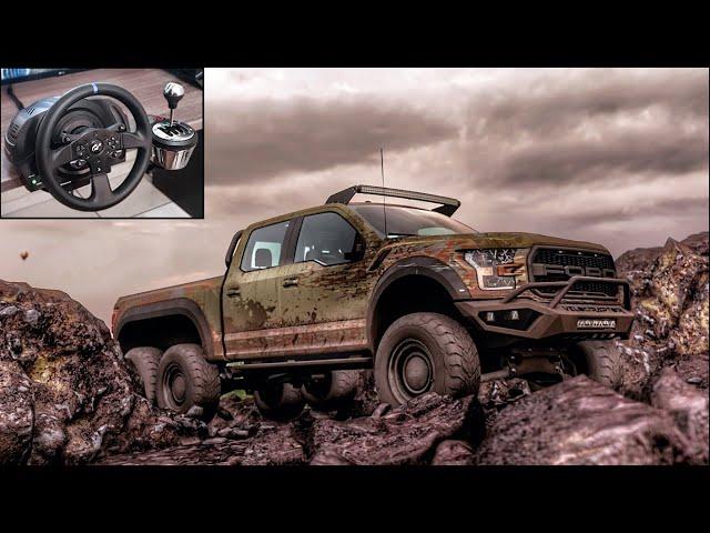 Rebuilding a HENNESSEY Velociraptor 6X6 – Forza Horizon 5 - Thrustmaster T300RS Gameplay.