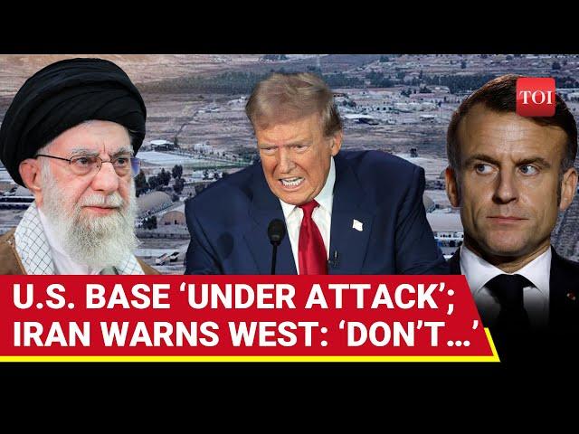 U.S. Troops Face ‘Drone Attack’ In Iraq: Iran WARNS Trump, Macron After Firestorm On Israel | Watch