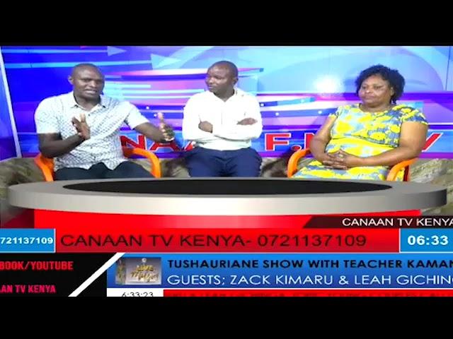 Every Thursday at Canaan tv Kenya.