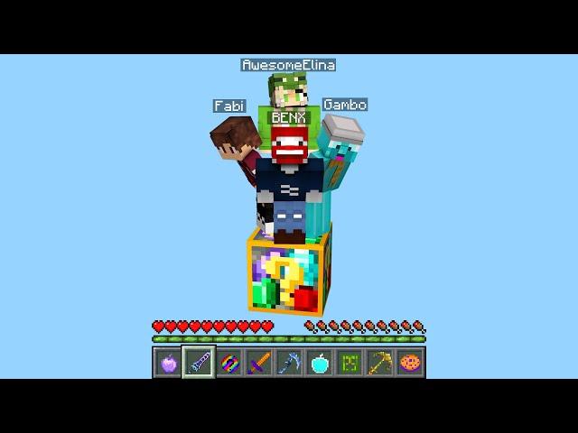 WELT aus 1 ULTIMATE LUCKY BLOCK - Minecraft