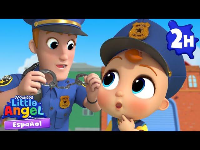 Bebé Juan quiere ser policía  | Canciones Infantiles con Bebé Juan| Little Angel Español