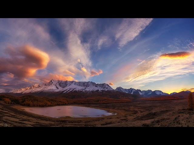 Sunset in the Altai Mountains music by Sergey Orlov