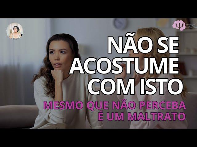 CIRCUNSTÂNCIAS ÀS QUAIS NOS ACOMODAMOS, MAS NÃO DEVERÍAMOS