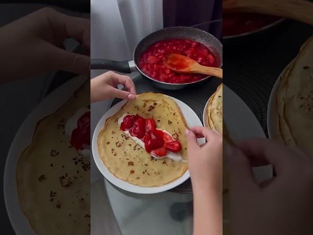 ЭТОТ РЕЦЕПТ НЕ ОСТАВИТ ВАС РАВНОДУШНЫМ#ПОДПИСКА#БЛИНЫСНАЧИНКОЙ#КЛУБНИКА#МАЛИНА#ВТОП#МАСКАРПОНЕ#ЛЮБЛЮ