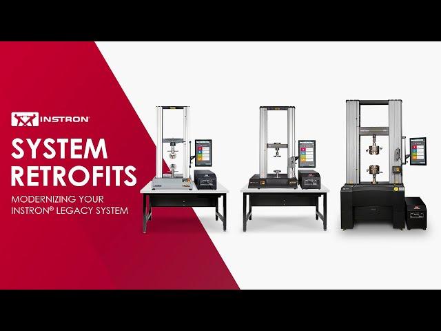 Instron 3400 & 6800 Series System Retrofits