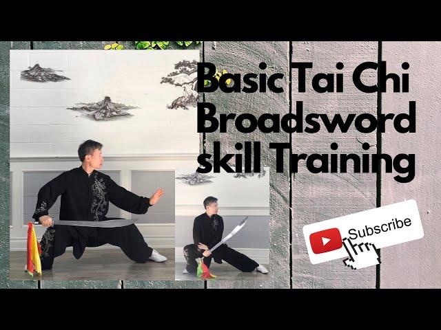 60 Jim's 30 Minutes Basic Tai Chi Broadsword skill Training 20200422