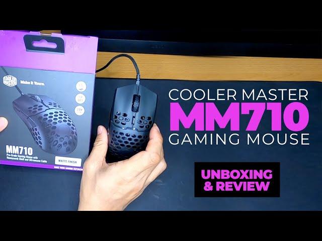 [Unboxing and Review] Cooler Master MM710 Lightweight Gaming Mouse Omron - New 2020 Version?