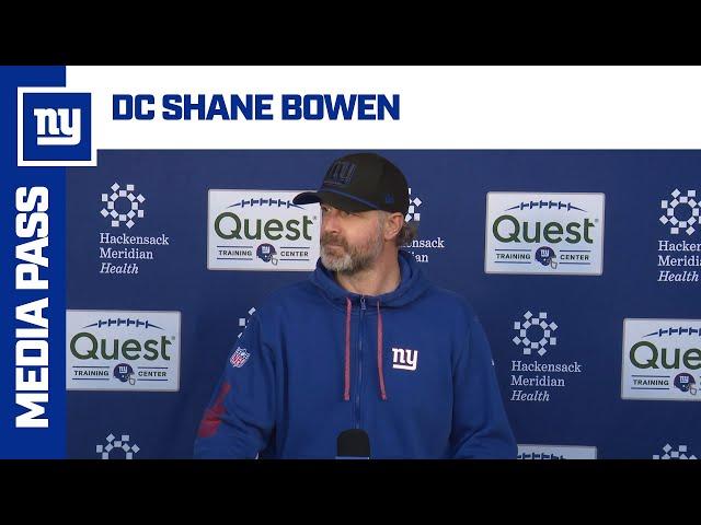 Shane Bowen on facing Ravens Lamar Jackson & Derrick Henry | New York Giants