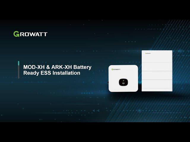 MOD-XH & ARK-XH Battery Ready ESS Installation