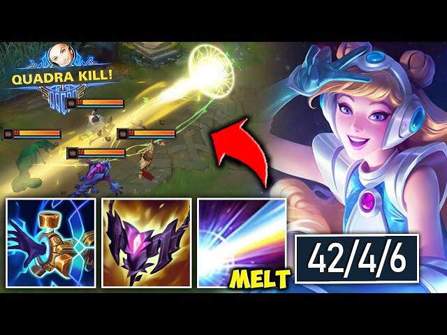 WHEN 1000 AP LUX DROPS 42 KILLS (ONE SHOT WITH LASER) - League of Legends