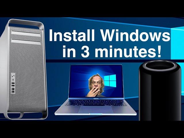 It's Never Been Easier! Install Windows in Mac OS! No BootCamp required.