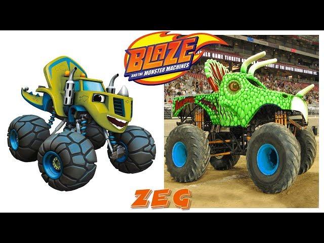 Blaze and the Monster Machines Characters in Real Life