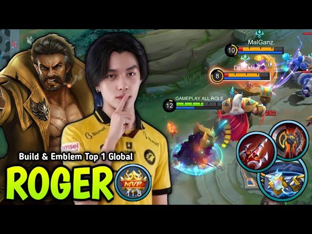 THANK YOU ONIC KAIRI FOR ROGER NEW 1 SHOT BUILD & EMBLEM FROM MPL S14  - BUILD TOP 1 GLOBAL ROGER