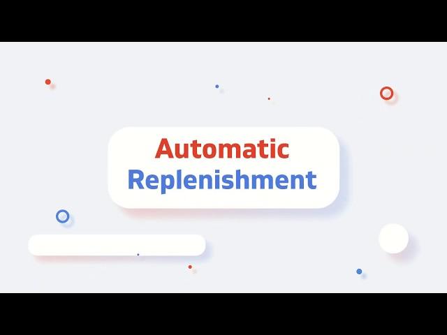 Real-time automatic replenishment and safety buffer update with ABM Inventory
