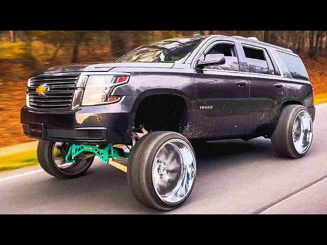 Best Moments of Lifted Trucks 2024  Highest Squatted Trucks in the World