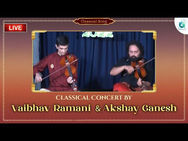 Classical Concert Vid. Vaibhav Ramani & Vid. Akshay Ganesh| Prayog Navaratri Utsava|Carnatic Music