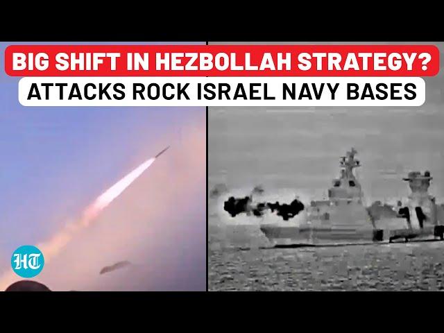 Hezbollah Targets Israeli Navy Bases, Launches 21 Attacks On IDF; Flaunts New Malak-1 Missile