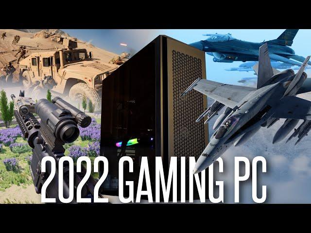 MY NEW 2022 "MILSIM KILLER" PC! - Custom PC Review / Benchmarks