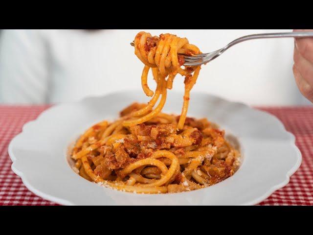 Pasta all’amatriciana: La vera ricetta originale – questa pasta italiana ha fatto impazzire tutti