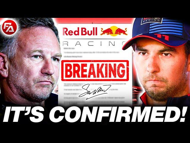 Red Bull Drops HUGE BOMBSHELL on Sergio Perez after Post-Season Test Results!