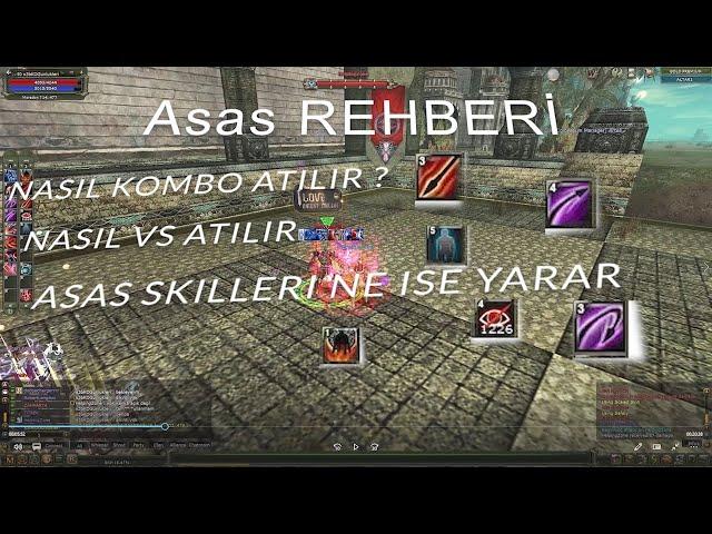 ASAS REHBERİ I ASASLA VS NASIL ATILIR I SKİLLER NE İŞE YARAR I SKİLL BAR NASIL OLMALI