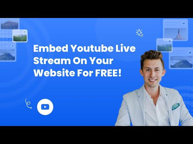 How to embed Youtube live stream on your website for FREE? #embed #youtubelive #website #sociablekit