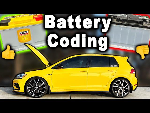 How To Replace and ADAPT a VW or Audi Battery