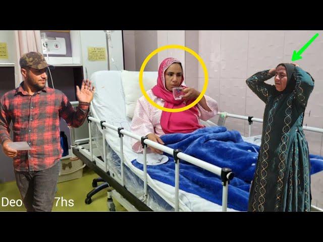 Difficult conditions for Nimat and Fatima in the hospital and lack of money to rent a house near the