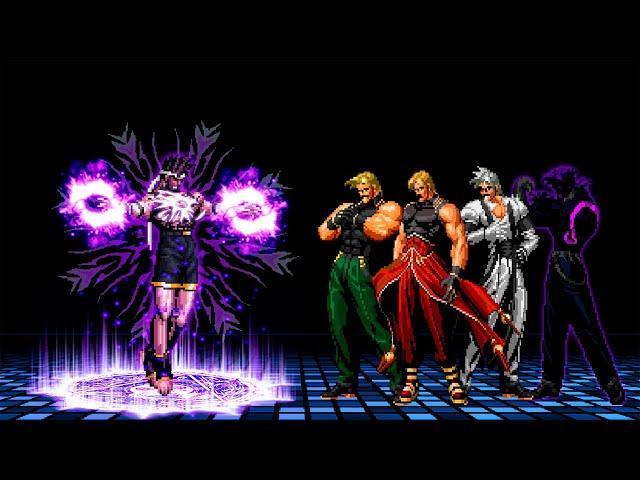 Kof Mugen Orochi Joe VS Rugal Team!