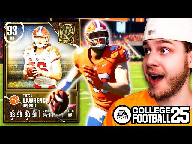 *NEW* Trevor Lawrence COOKS CUT Gauntlet for 10-0? College Football 25