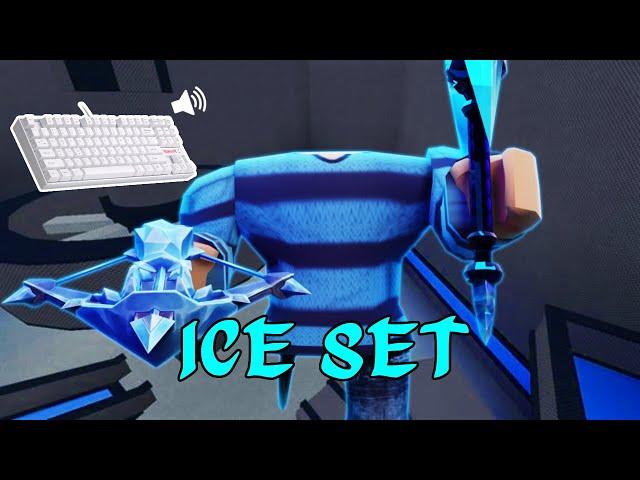 MM2 ICE SET + KEYBOARD ASMR MONTAGE (Murder Mystery 2)