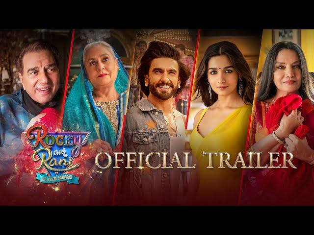 #RockyAurRaniKiiPremKahaani - OFFICIAL TRAILER | Dharmendra, Jaya, Shabana, Ranveer, Alia | Karan