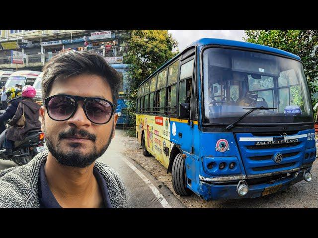 পাহাড়ে করলাম Bus Journey | Darjeeling to Siliguri Bus Journey | সস্তায় Comfort Journey