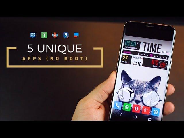 5 Unique Android Apps - FREE and NO ROOT (2017)