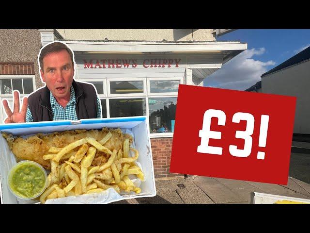 Reviewing the UK'S CHEAPEST £3 FISH AND CHIP SHOP - A RANT!