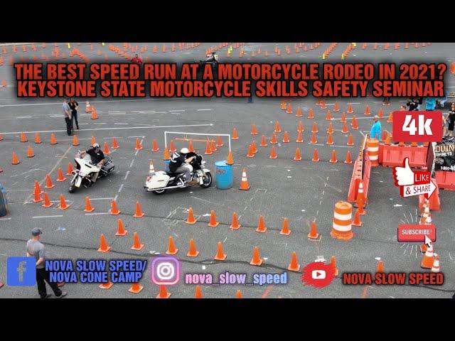 The best speed run at a motorcycle rodeo in 2021? (Keystone State Motorcycle Skills Safety Seminar)