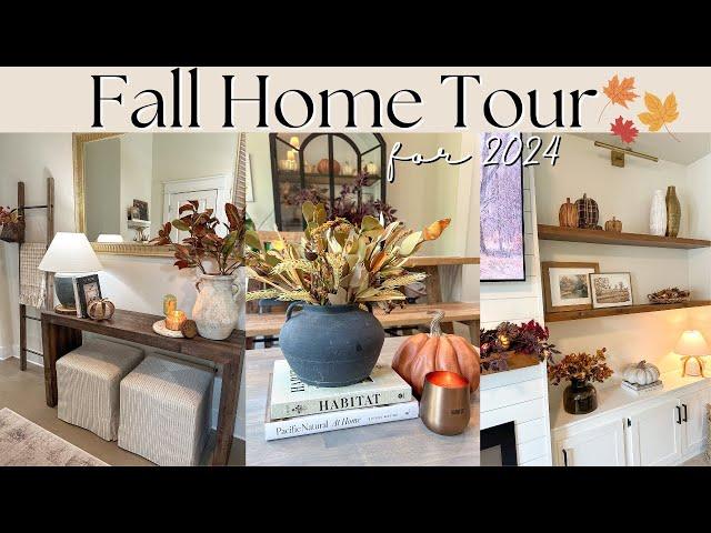 FALL HOME TOUR 2024 | Fall Home Decor Ideas | Cozy Fall Whole House Decor