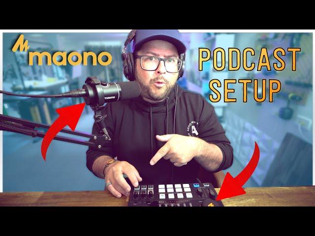 MaonoCaster Interface & PD200x makes PODCASTS better.