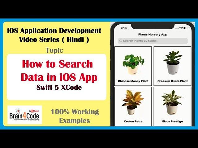 Easiest Method to Search Data in iOS Application with Collection View Using Swift 5 XCode 10 Hindi