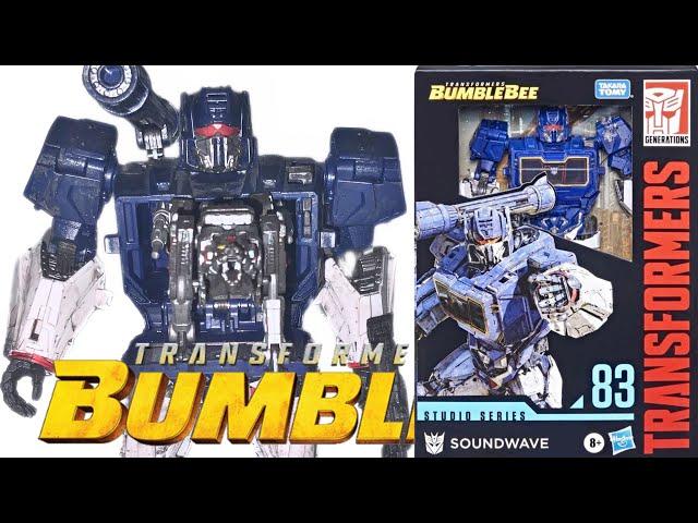 SOUNDWAVE Studio Series 83 Custom Review - Transformers BUMBLEBEE MOVIE