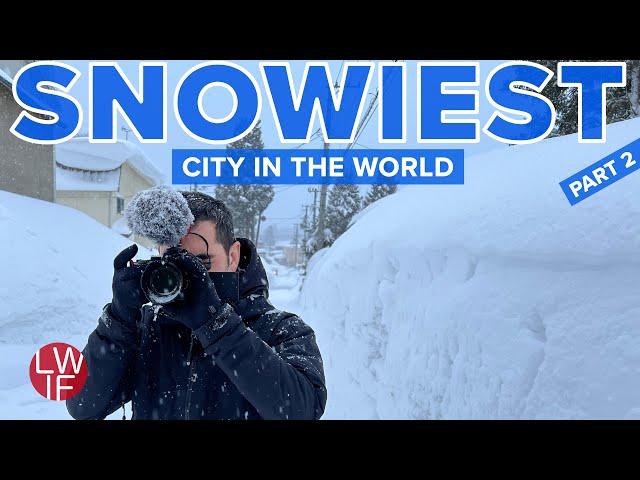 20 Feet of Snow | World's Snowiest City Part 2 | Aomori, Japan