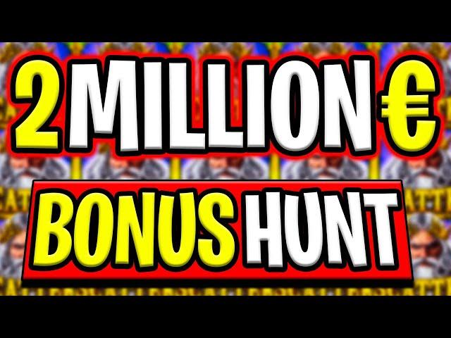  MY BIGGEST SLOT BONUS HUNT OPENING EVER €2.000.000 LIVE  SLOTS  JOIN ME FOR BIG  RECORD WINS‼️