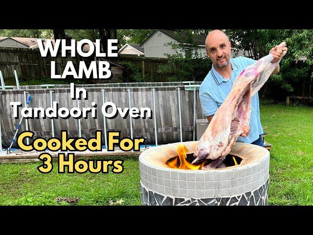 Building a Brick Tandoor Oven and Cooking a Whole Lamb