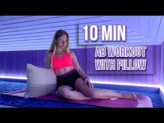 10 MIN AB WORKOUT with Pillow | AriSuperFit