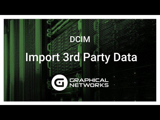 DCIM: Create a Connector to Import 3rd Party Data